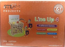 Butterfly EduFields Wooden Line Up 4 DIY STEM Kids Learning Shooting Game Build