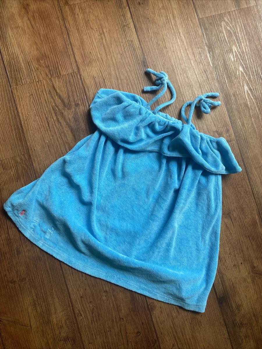Towelling beach dress girl 2025