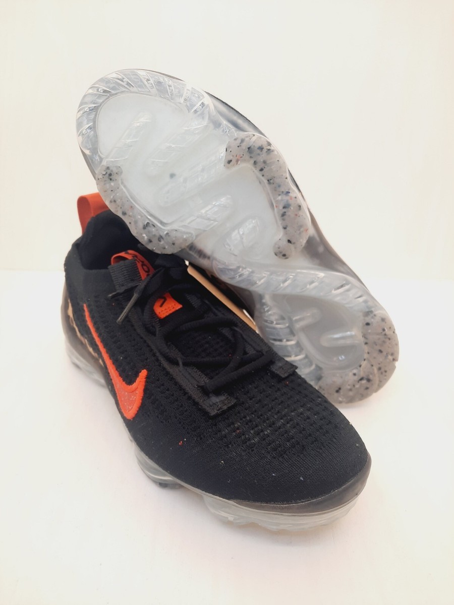 NEW Sz Womens Nike Vapormax 2021 Flyknit Leopard Black Habanero Red  DH4090-001