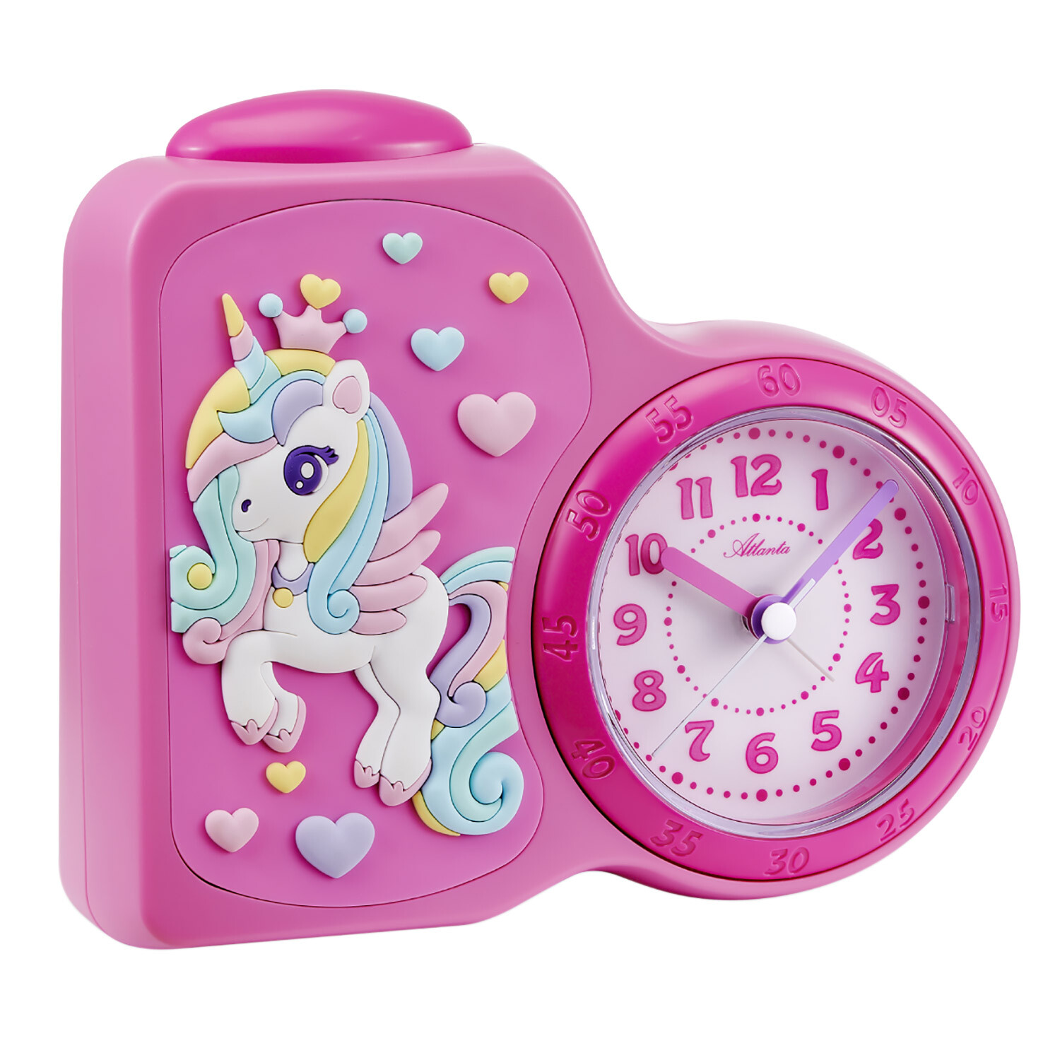 ATLANTA Kinderwecker mit Leisegang 3D Эйнхорн 214517 7190₽