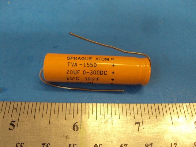 TVA 1175.5 10 SPRAGUE 16VDC 5000 UF ATOM CAPACITOR 5000UF