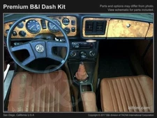 Dash Trim Kit for MG MGB 77 78 79 80 carbon fiber wood aluminum