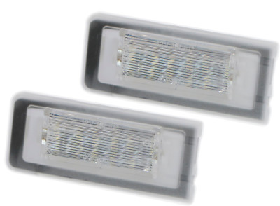 2x LED SMD Kennzeichenbeleuchtung für Audi CAN-Bus Xenon Weiß 5500-6000K   A565