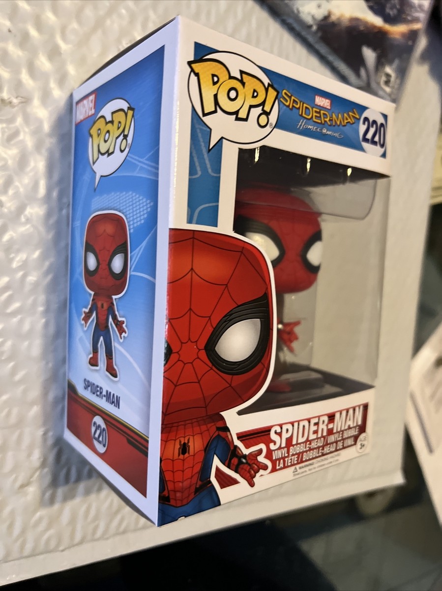 【funko pop】スパイダーマン 220限定 Funko POP Marvel Spider-Man Homecoming Spider-Man 220 New | eBay