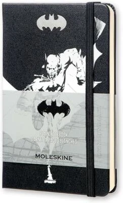 Moleskine Batman Limited Edition Hard Cover Plain Pocket Notebook 14 x 9 x 1.5cm