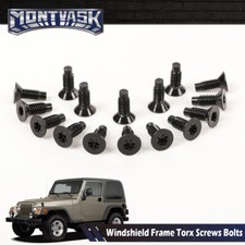 Fit For 1976-2006 Jeep Cj Yj Tj Wrangler Torx Screws Hexagonal Bolts 16pcs