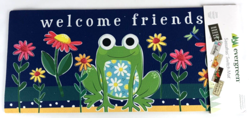 Evergreen Welcome Friends Frosch Sassafras Schaltermatte 432329