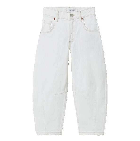 White 9 Size Pants for Girls