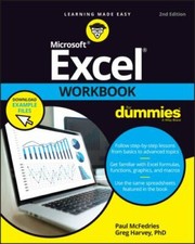 Excel Workbook For Dummies - paperback, Paul McFedries, 1119832152