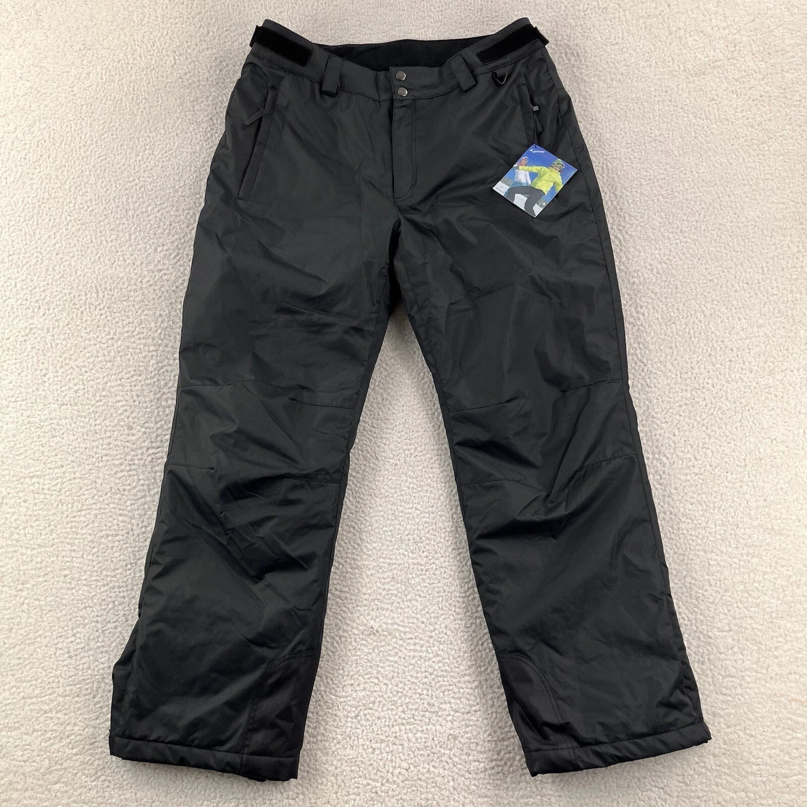 Sportneer Ski Pants Womens Extra Large Black Snowboarding Snow Sports New