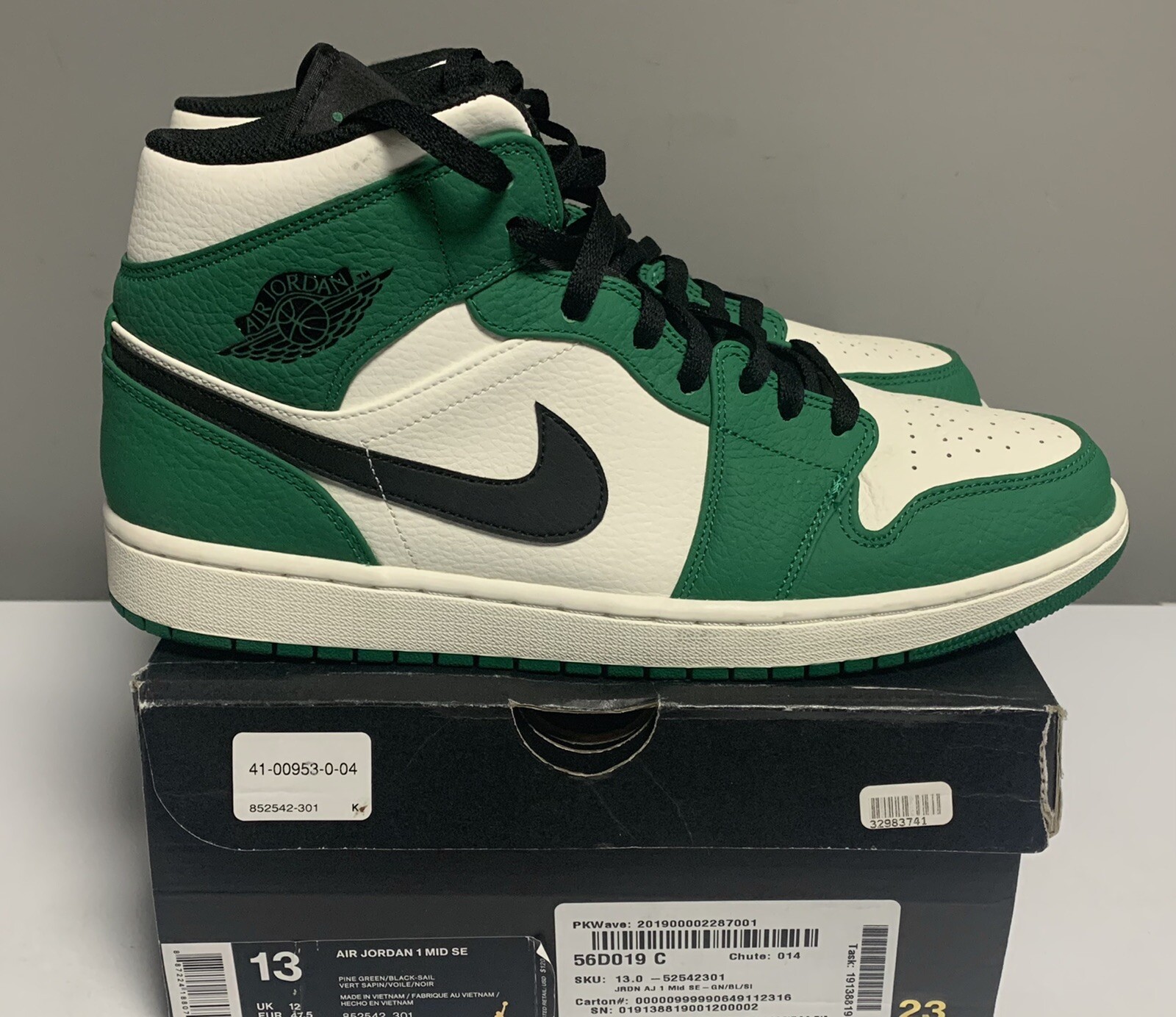 aj1 mid pine green
