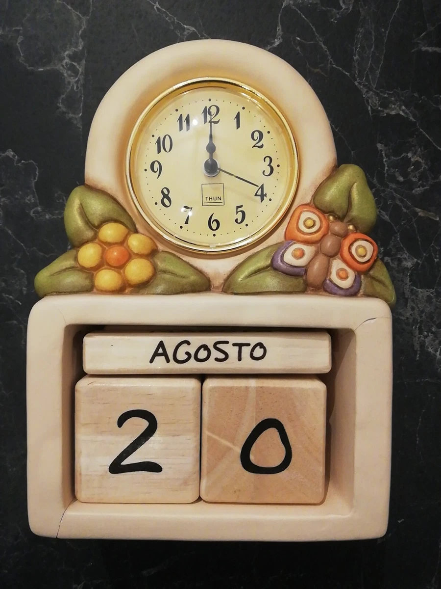 Thun calendario hotsell perpetuo con orologio