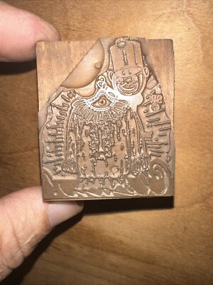 Printing Block   Clean   Dry Cleaning Advertisement Copper Face Block