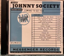 Coming to Get You, Johnny Society - (Compact Disc) Promo HTF C7D