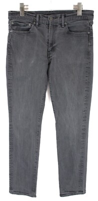 Levi's 511 Men's Jeans W34 L31 Slim Fit Zipper Fly Denim Gray