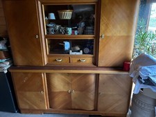 Küchenschrank mit Aufsatz , Ende 50-er Jahre, 1,80 m breit, 1,70 m hoch