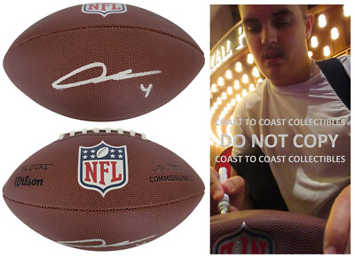 Aidan O'Connell Signed Duke Football Proof COA Autographed Las Vegas Raiders Purdue Aidan O'Connell Signed Duke Football Proof COA Autographed Las Vegas Raiders Purdue
