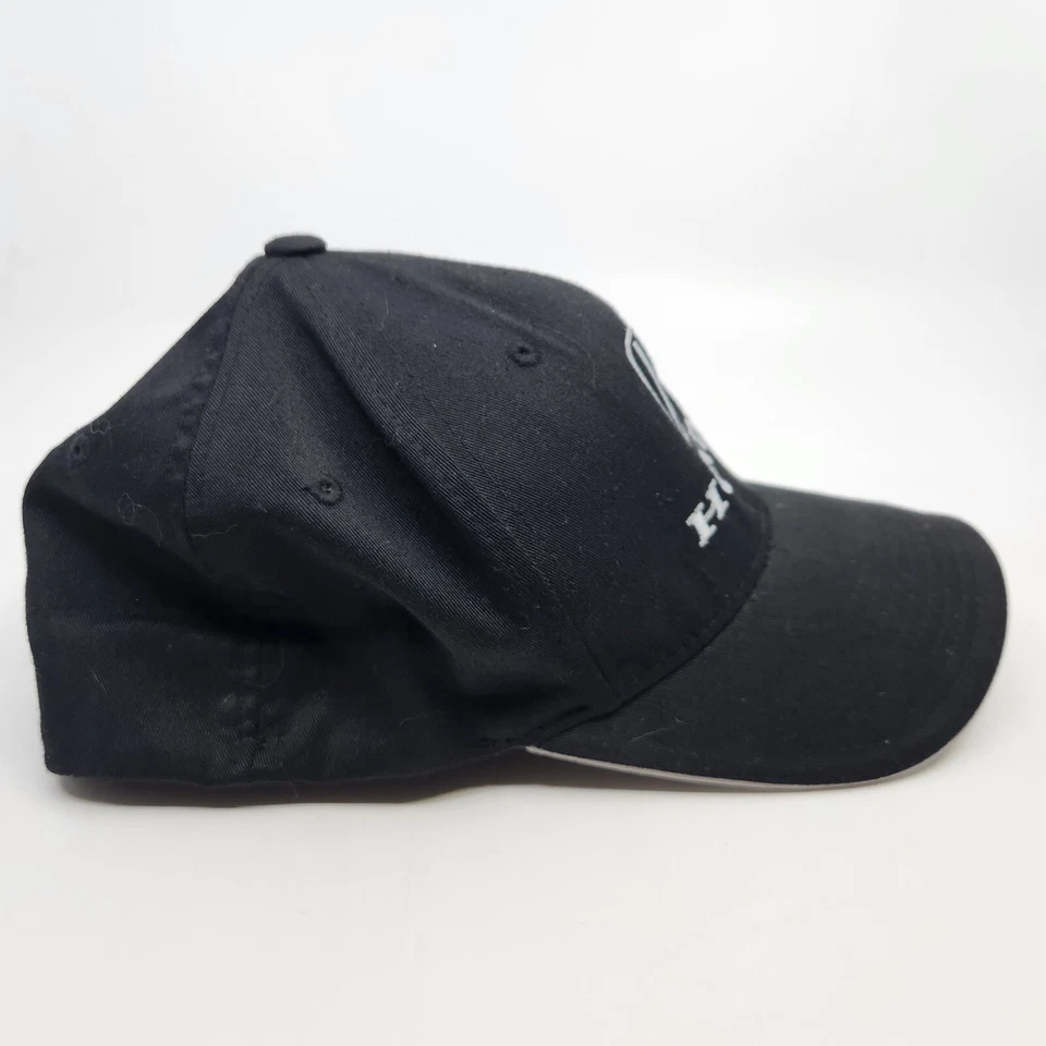 Бейсболка с логотипом Honda серая вышитая Flexfit черная S/M бывшая в употреблении - Изображение 2 из 4