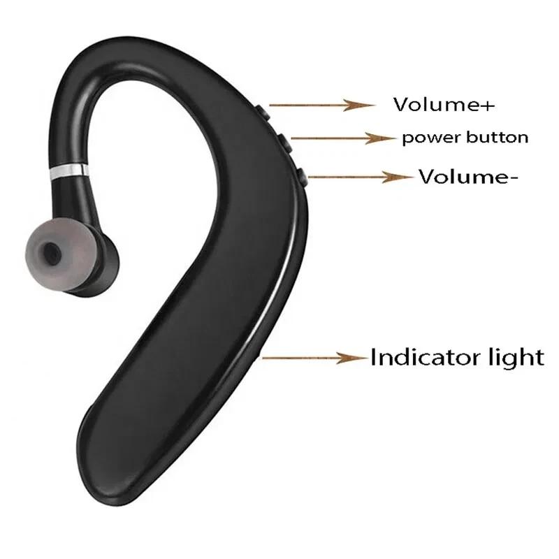 Auricolare Bluetooth S109/Mono/Cancellazione Rumore/Microfono Chiamate Business - Immagine 3 di 4