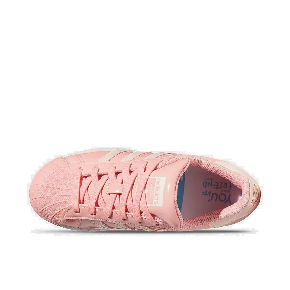 Adidas x Superstar J Pixar Toy Story Hamm Ham Pink FZ4539 Women's Size 7  /5.5Y | eBay