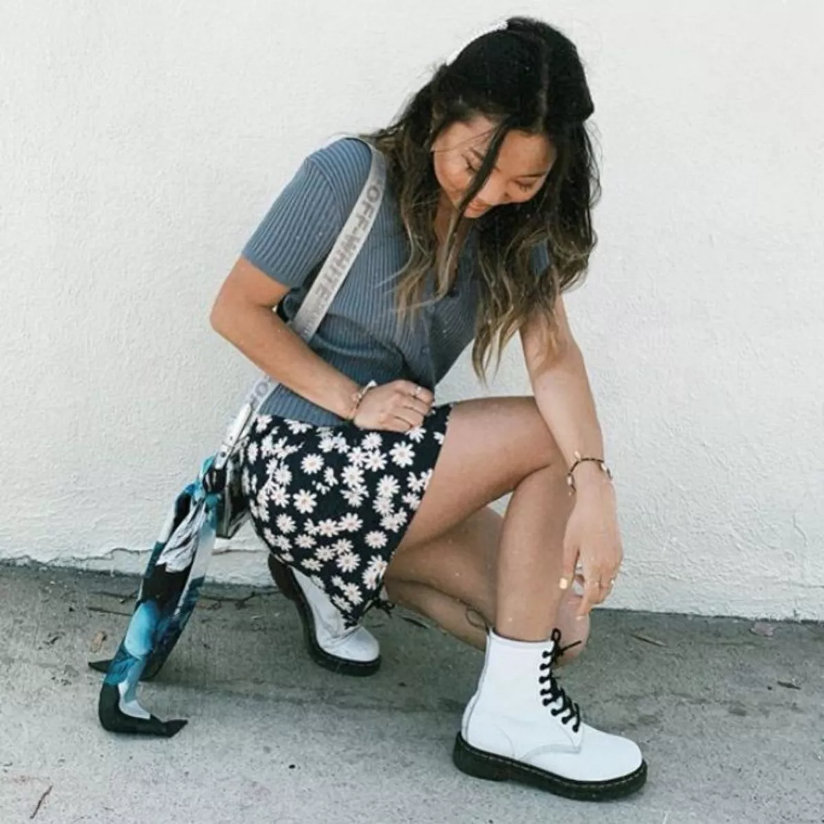 White dr cheap martens outfit ideas
