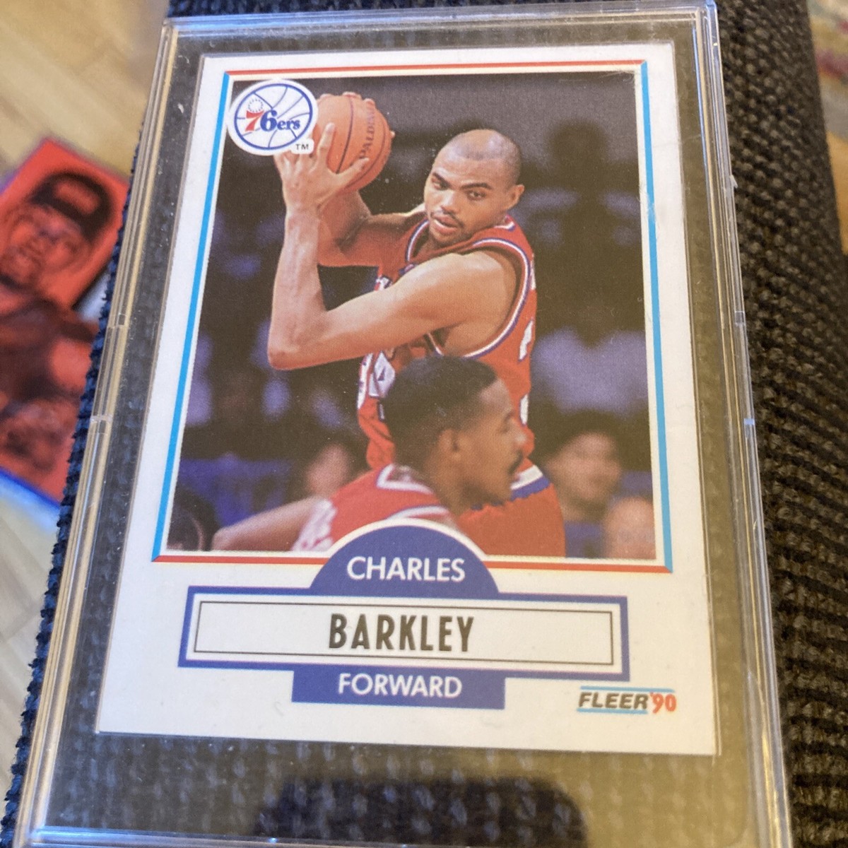 RARE ERROR Charles Barkley FG .545. CARD 1990 Fleer #139 Extra Decimal OBO