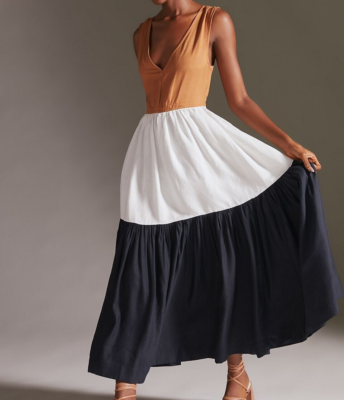 en saison black and white dress Evan Lace Stitch Dress | LOULOU de SAISON