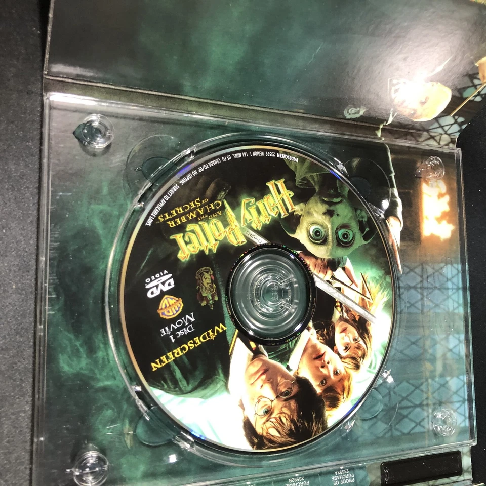 Harry Potter and the Chamber of Secrets (DVD, 2003, 2-Disc Set Wide Screen - Image 3 of 4