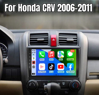 For Honda CRV 2006-2011 Car Stereo Radio 9'' Android 12 Carplay GPS Navi WIFI BT