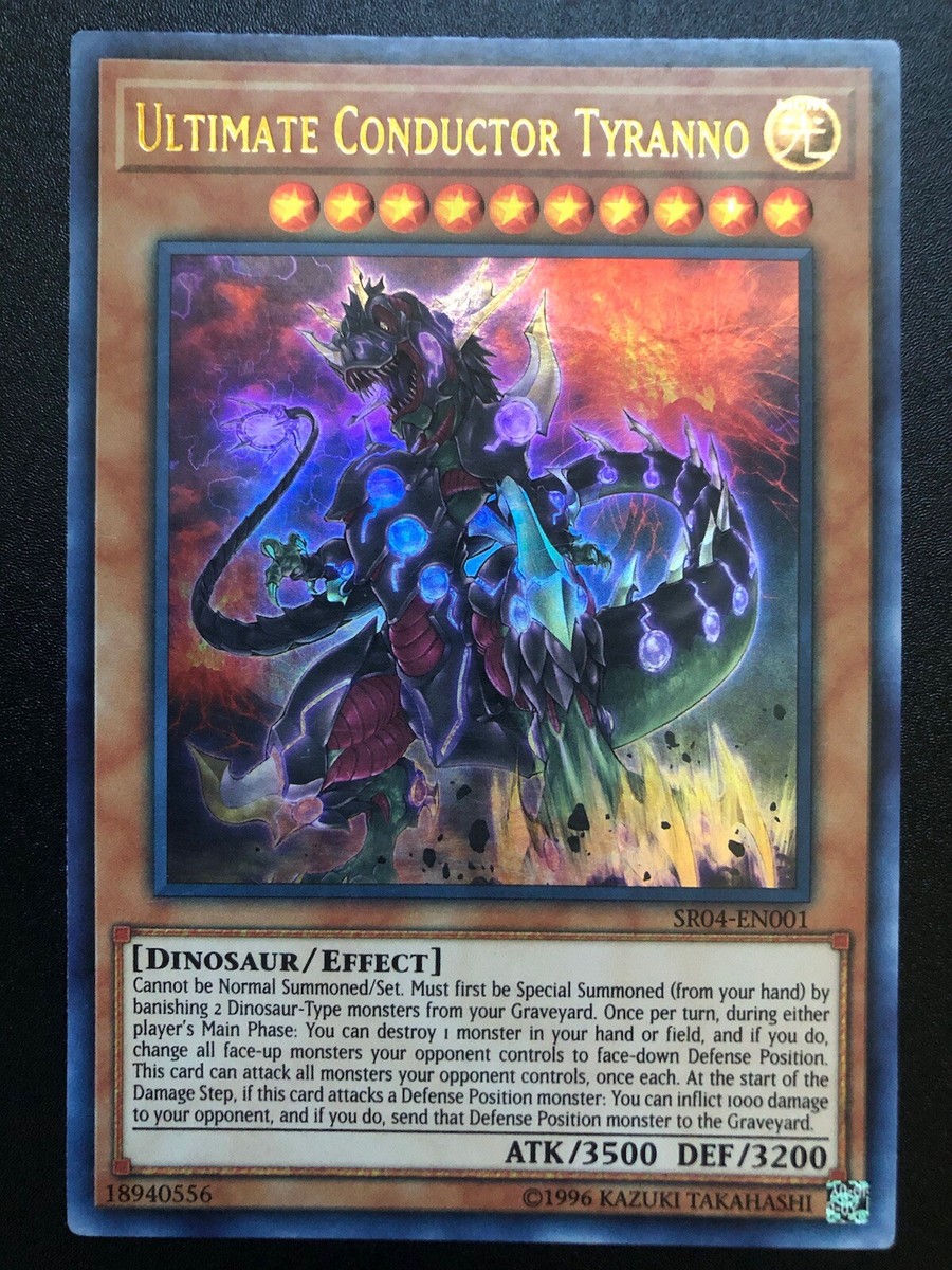 Ultimate Conductor Tyranno SR04-EN001 Ultra Rare Lightly Played