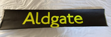 "Aldgate" original London bus blind destination West Ham vintage printed TFL