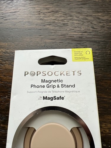 GENUINE POPSOCKETS Magnetic Phone Grip & Stand For MagSafe Latte OPEN NEW! - Picture 2 of 4