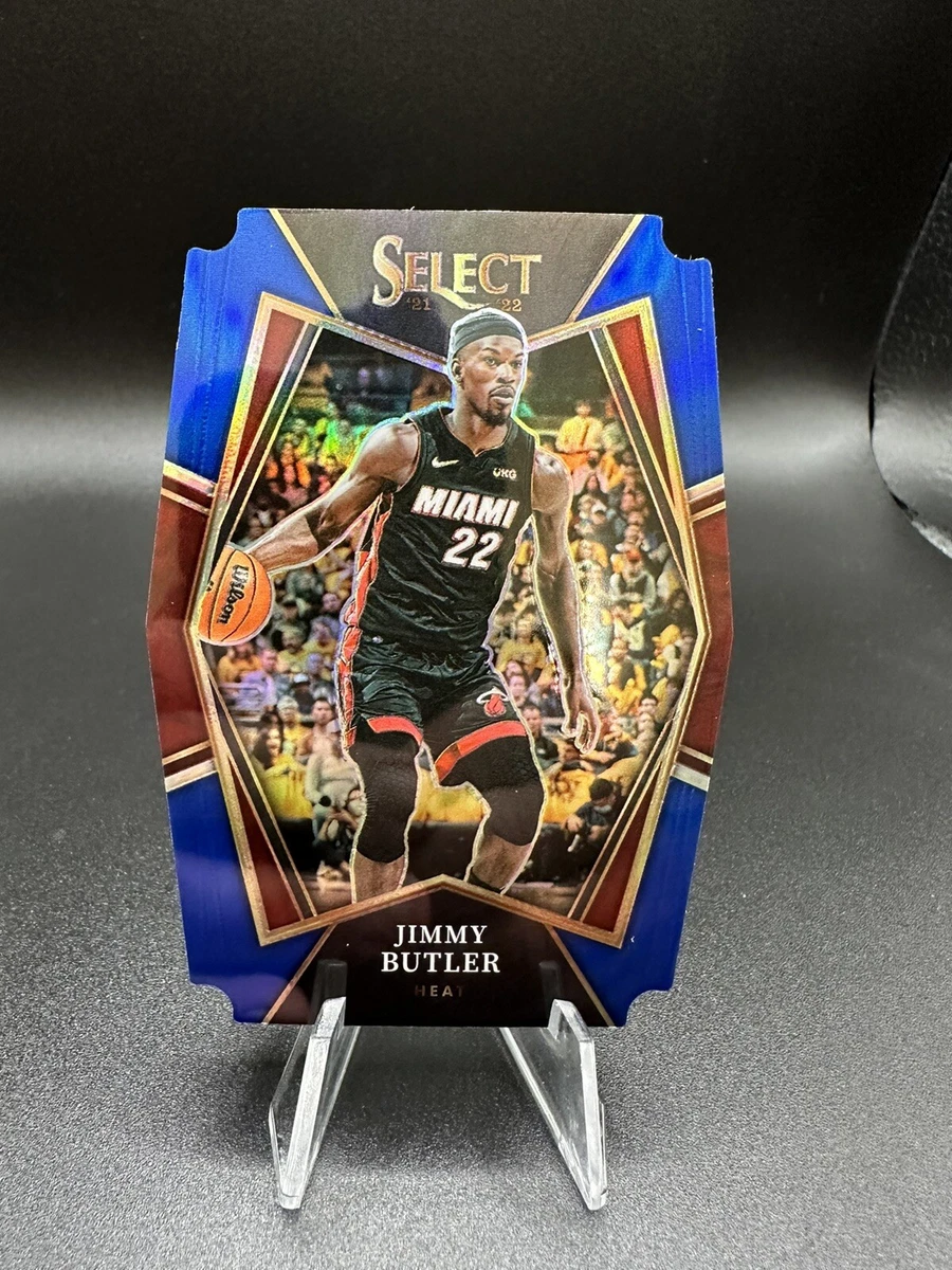 2021-22 Panini Select - Premier Level - Die-Cur- BLUE Jimmy Butler /249