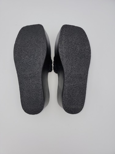 Vince Mari Black Woven Leather 3.25' High Platform Wedge Slip On Sandal 8.5;$350 - Picture 12 of 12
