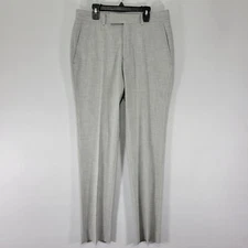 Kenneth Cole Reaction Men's Pants Trousers Gray Techni-Cole 31 x 32