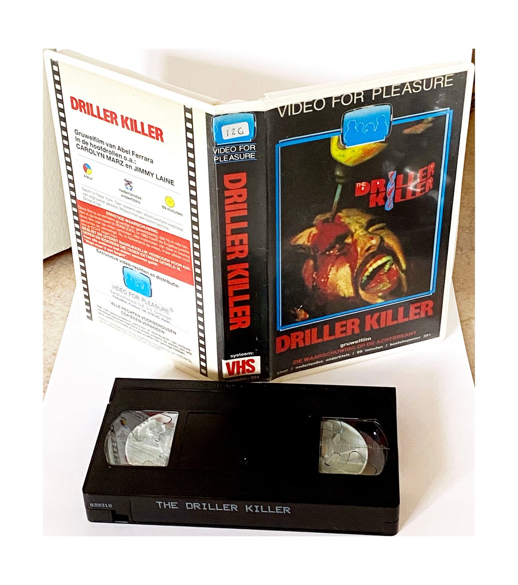 The Driller Killer (1979) VHS Dutch Big Box / Video For Pleasure