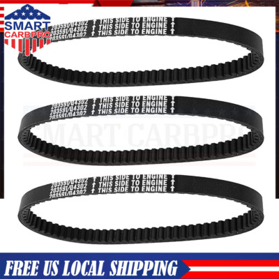 3PCS GO KART DRIVE BELT 203591 Q4302W 30 SERIES FOR YERF DOG Q430203W ...