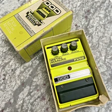 DOD Digitech FX58 Metal Maniac Distortion Used Guitar Effect Pedal With Box