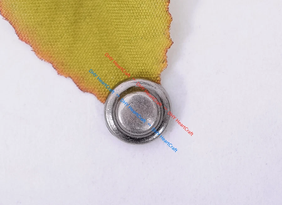 50X Retro Silver Round Metal Leathercraft Decorative Fast Rivet Stud Conchos - Image 3 of 4