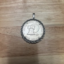 1776-1976 Eisenhower one dollar coin no mint mark set sterling silver