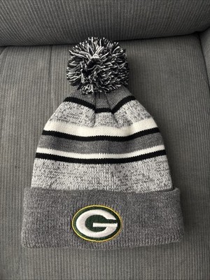 Green Bay Packers NFL Knit Skit Hat with Pom Fleece Lined OSFM