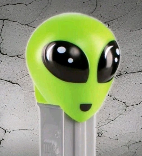 PEZ *👽👽*ALIEN*"Mars Mission" 👽👽*Euro*SOLD LOOSE