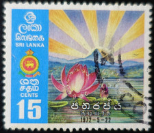 TIMBRE du SRI LANKA - INDÉPENDANCE N°443 oblitéré CACHET à DATE