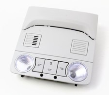 Original VW Innen- und Leseleuchte vorn perlgrau-chrom-seidenmatt 1K8947106C WRC