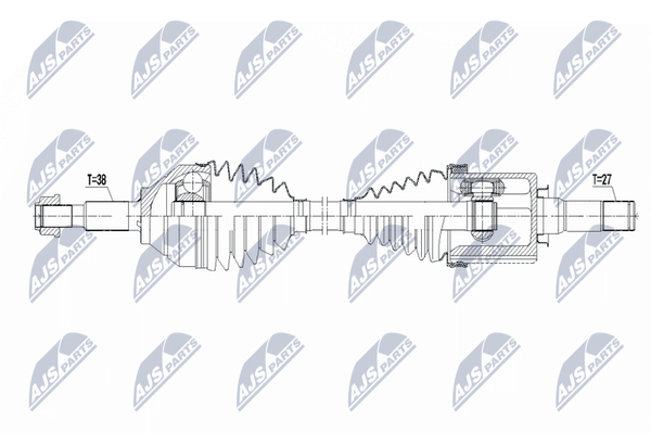 NTY Antriebswelle NPW-FR-203 FüR Ford USA-image