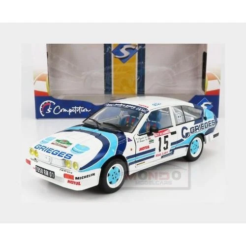 1:18 SOLIDO Alfa Romeo Alfetta Gtv6 #15 Rally Des Garrigues 1986 SL1802305 - Immagine 2 di 2