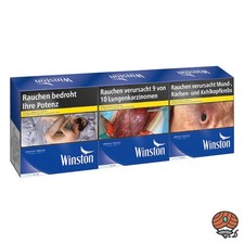 Winston Blue/ Blau Zigaretten 6XL Schachtel 3x58 Stück = 1 Stange