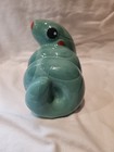 2013 WELLS FARGO-Year of the Snake Chinese New Year Ceramic Teal Piggy  Bank — photo 4