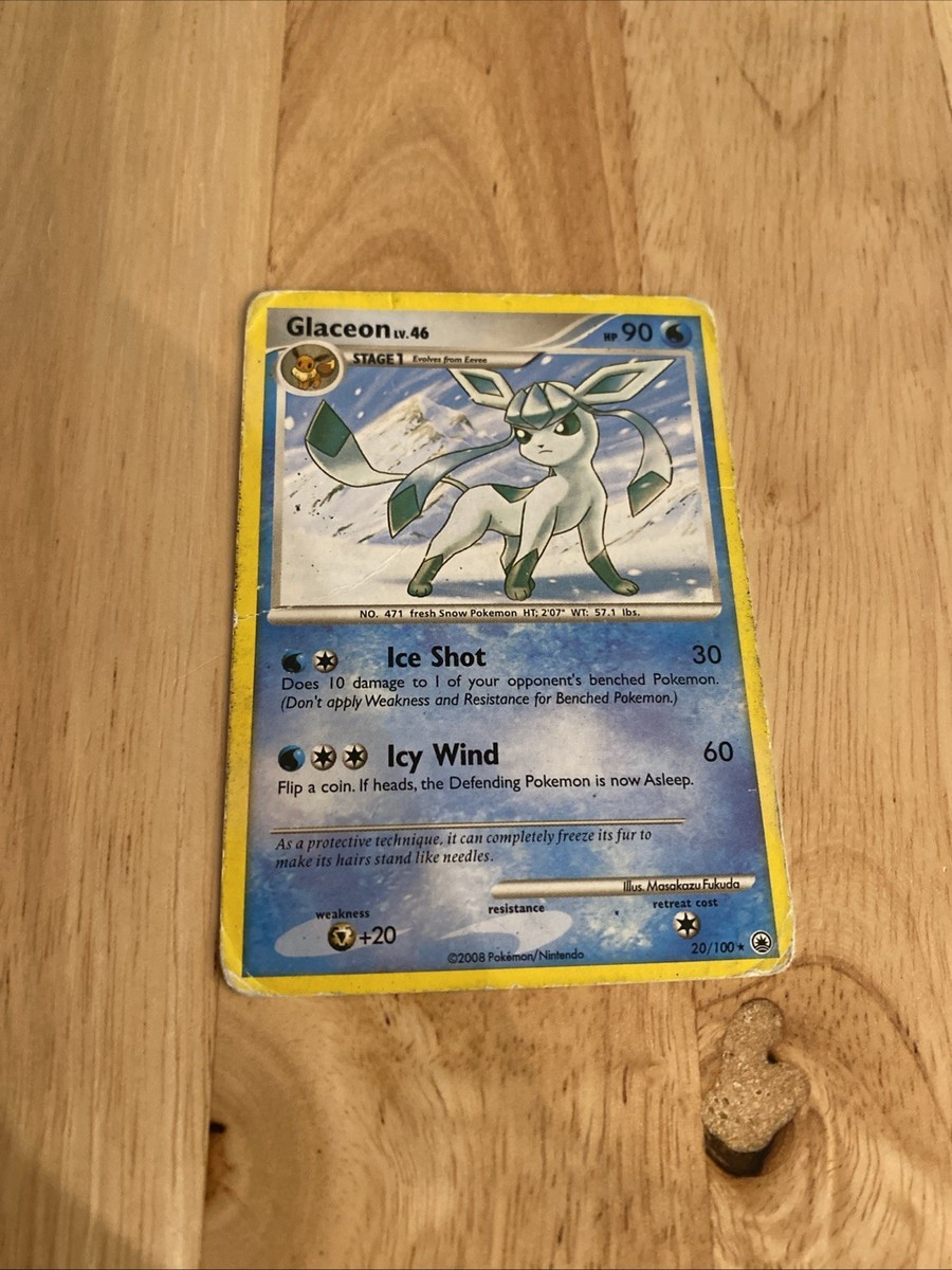 Pokémon Glaceon Majestic Dawn Rare Stage 1 Regular 20/100 90HP Icy