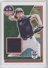 2022 USA Baseball Stars & Stripes Materials Gold 23/99 Cole Schoenwetter tj1